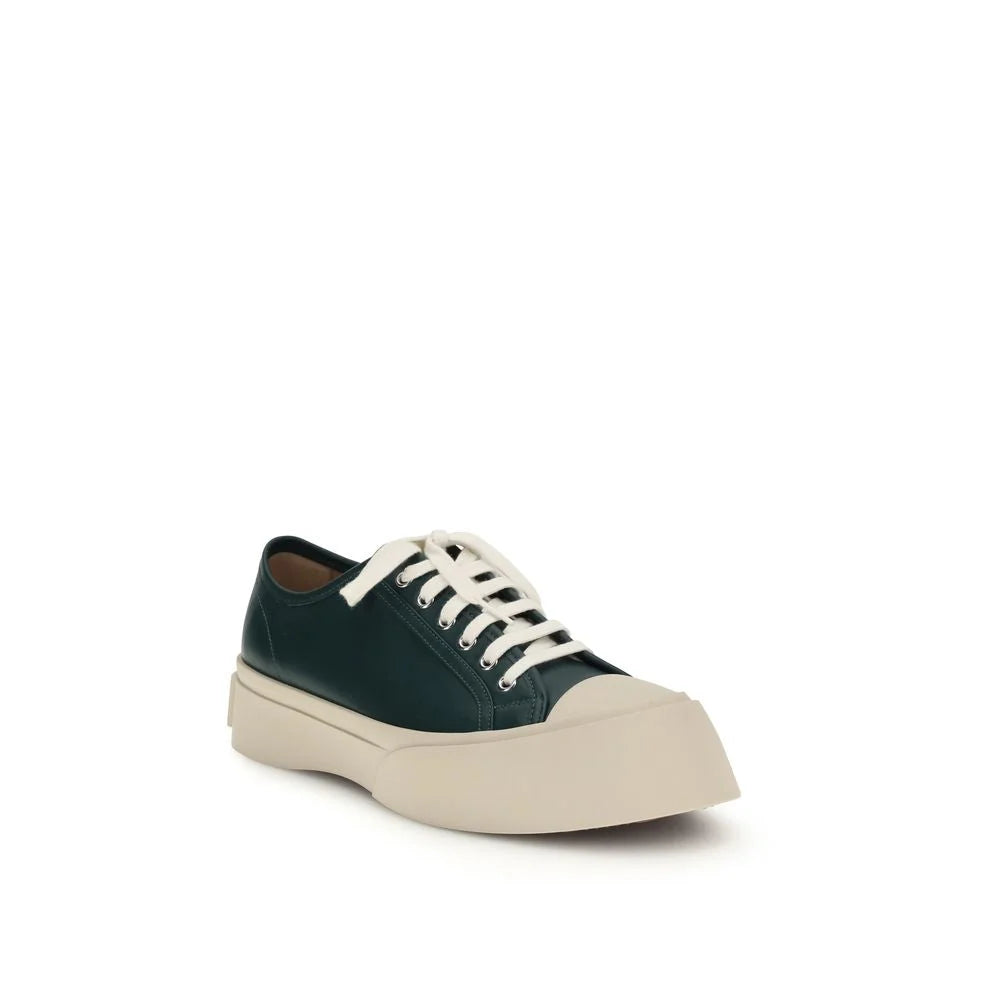 Marni Black Napa Leather / Calf Bos Taurus Chunky Sneakers