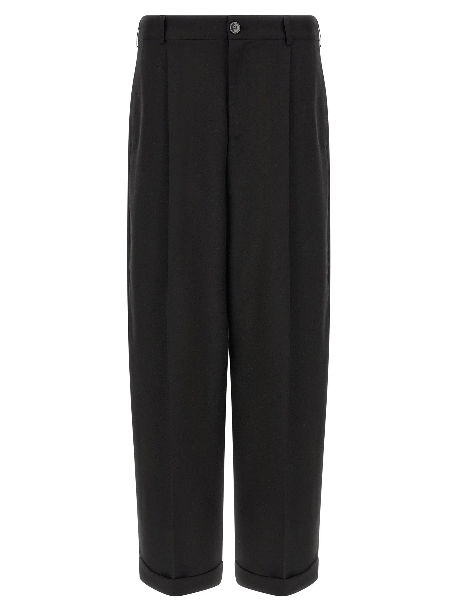 Marni Black Virgin Wool Casual Pants - IT50 | L