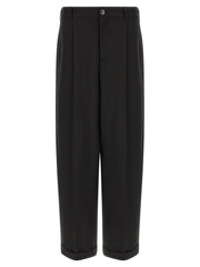 Marni Black Virgin Wool Casual Pants - IT50 | L