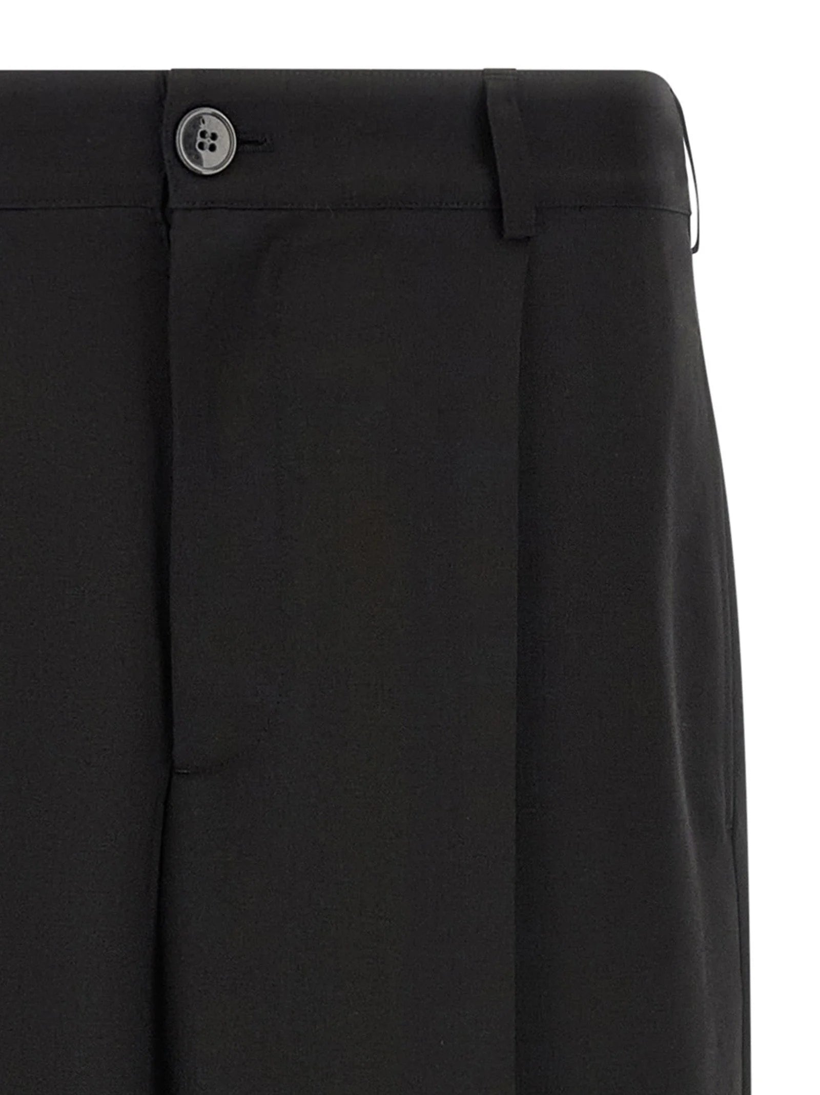 Marni Black Virgin Wool Casual Pants - IT50 | L