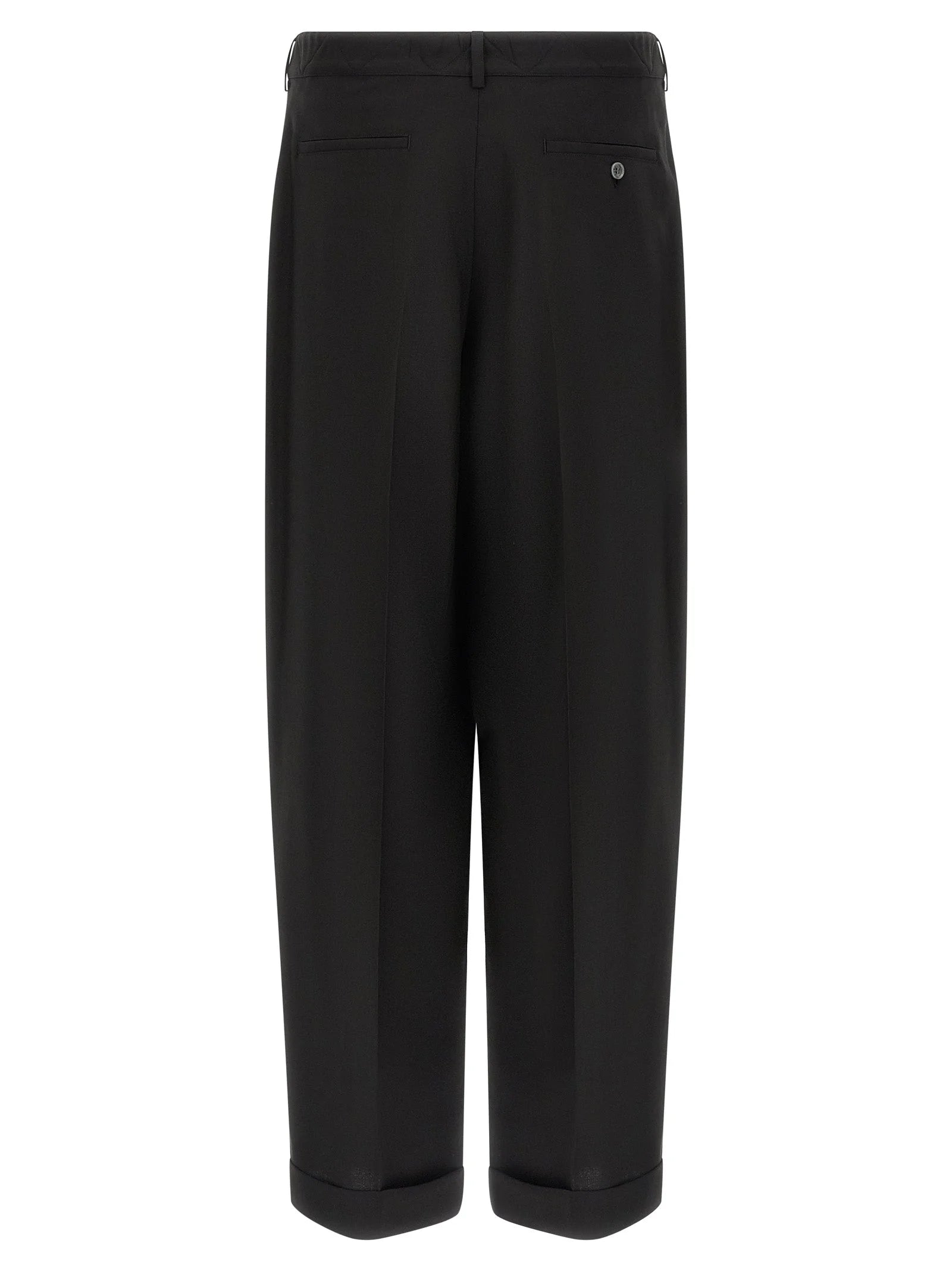 Marni Black Virgin Wool Casual Pants - IT50 | L