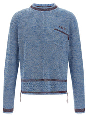 Marni Blue Cotton Cardigan