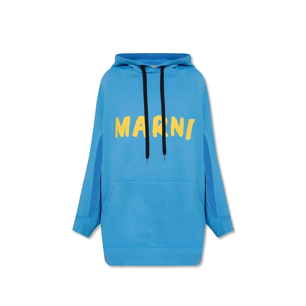 Marni Blue Cotton Sweatshirt - 40