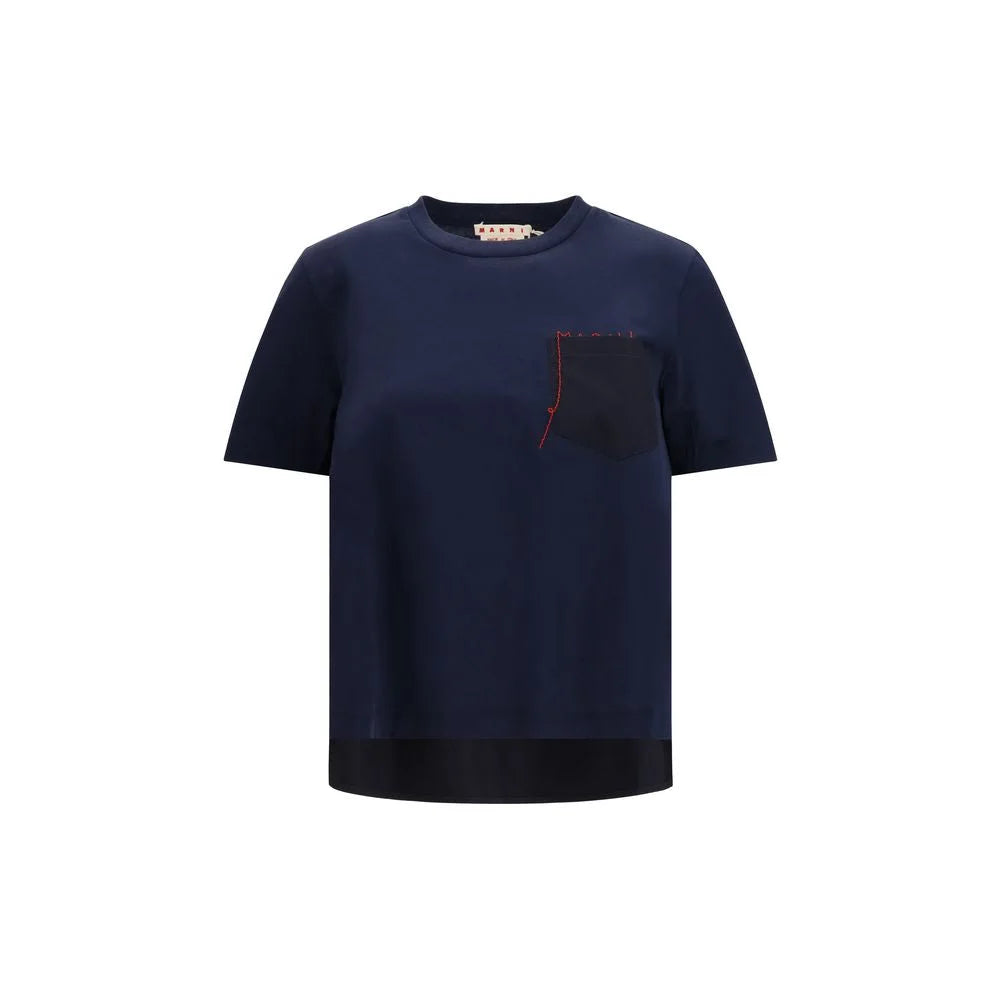 Marni Blue Cotton T-Shirt