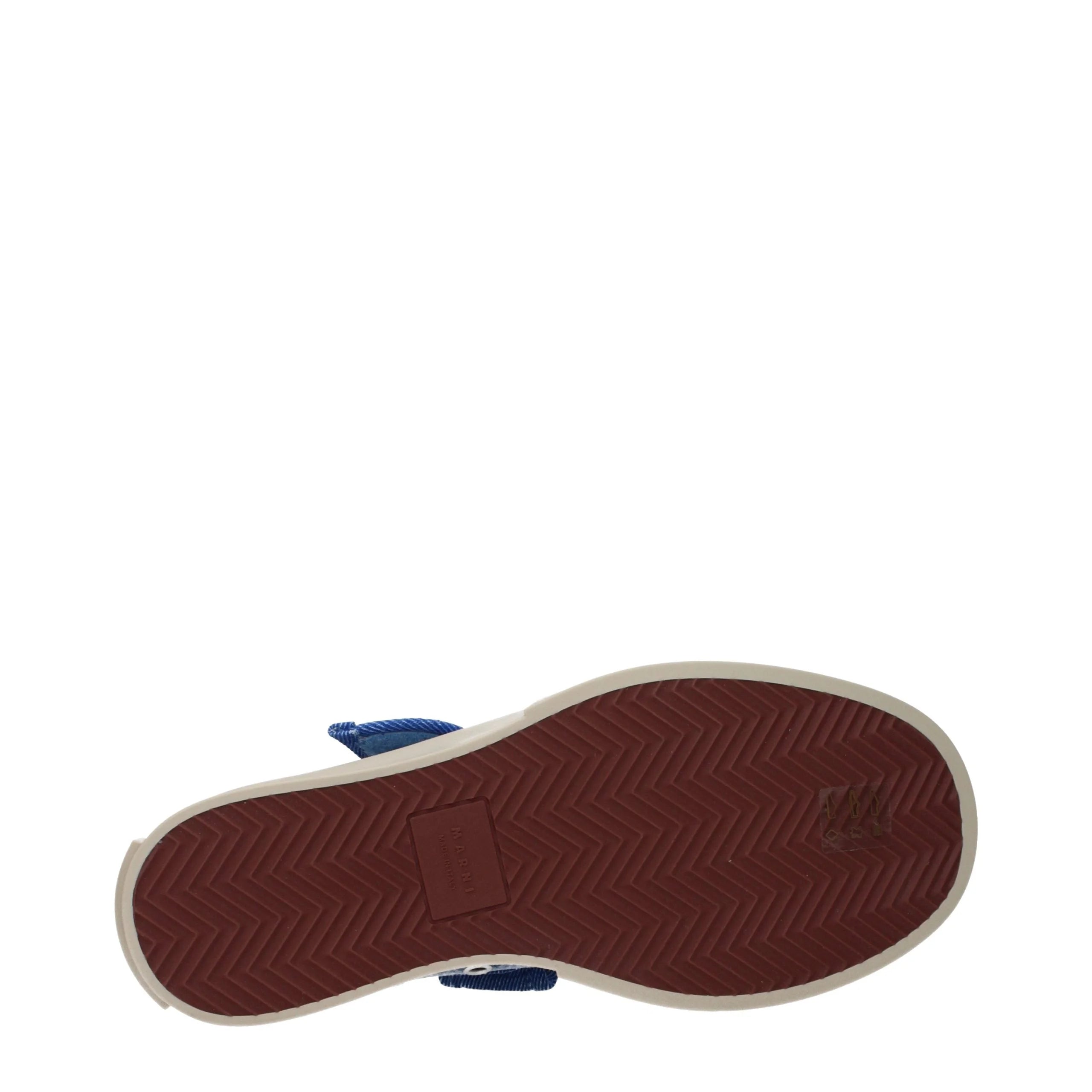 Zapatillas deportivas de tela azul Marni - EU38/US8
