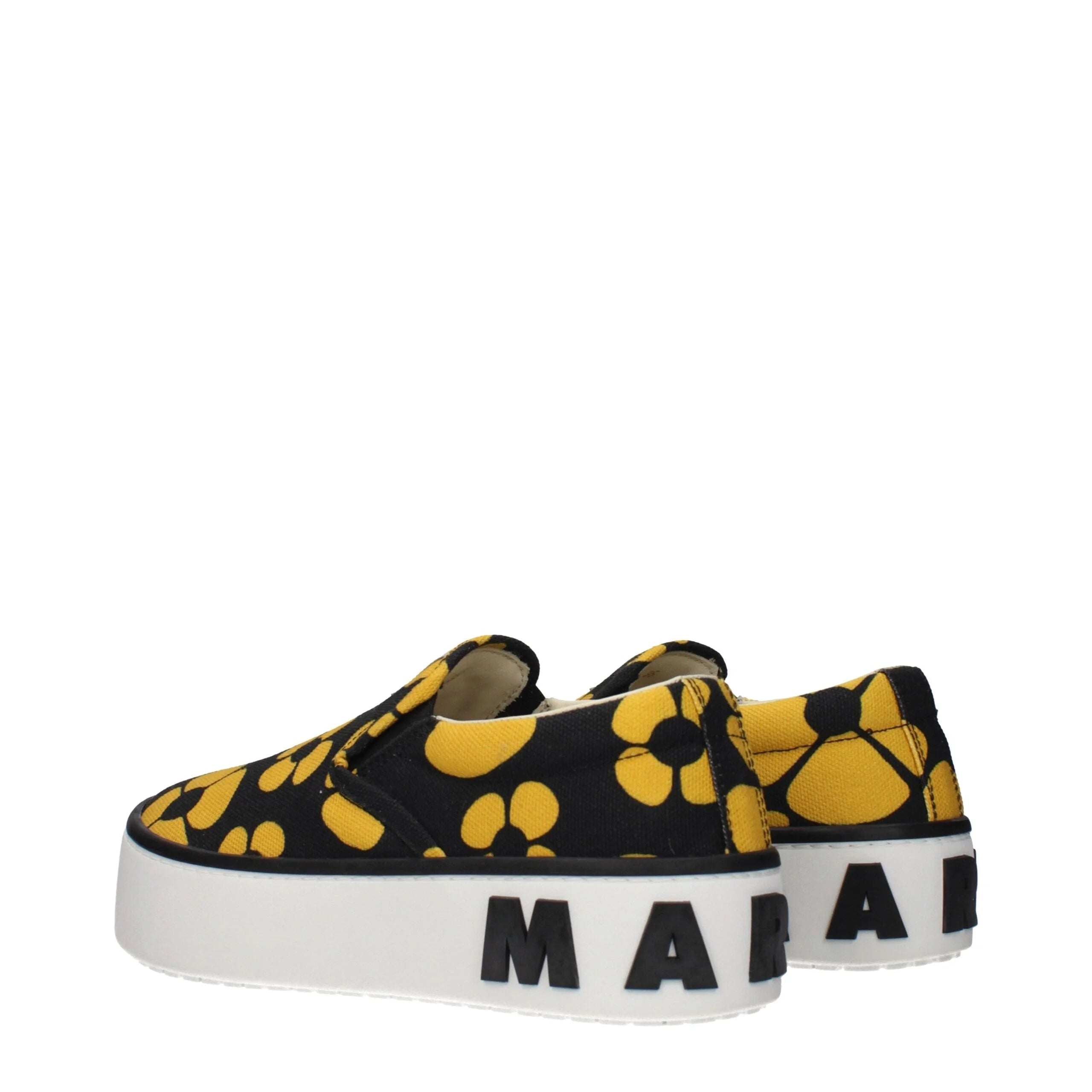 Marni Blue Fabric Slip-On Loafers - EU35/US5