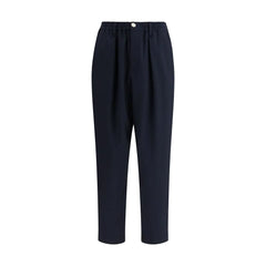 Marni Blue Merino Wool Casual Pants
