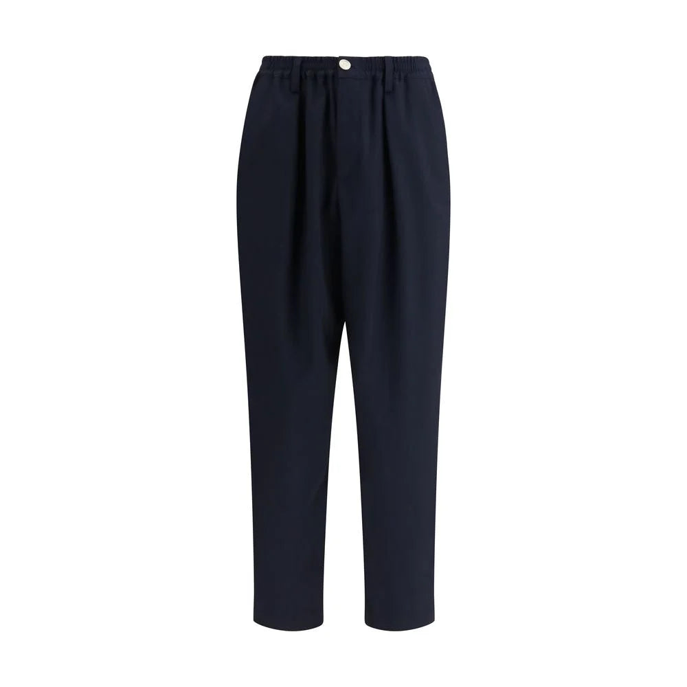 Marni Blue Merino Wool Casual Pants - IT46 | S