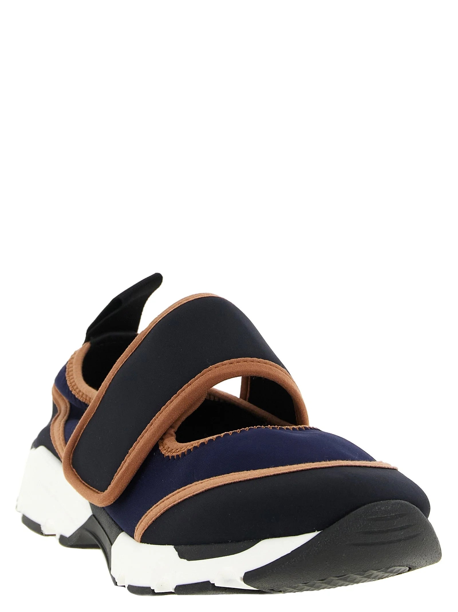 Marni Blue Polyamide Low Top Sneakers - EU36/US6