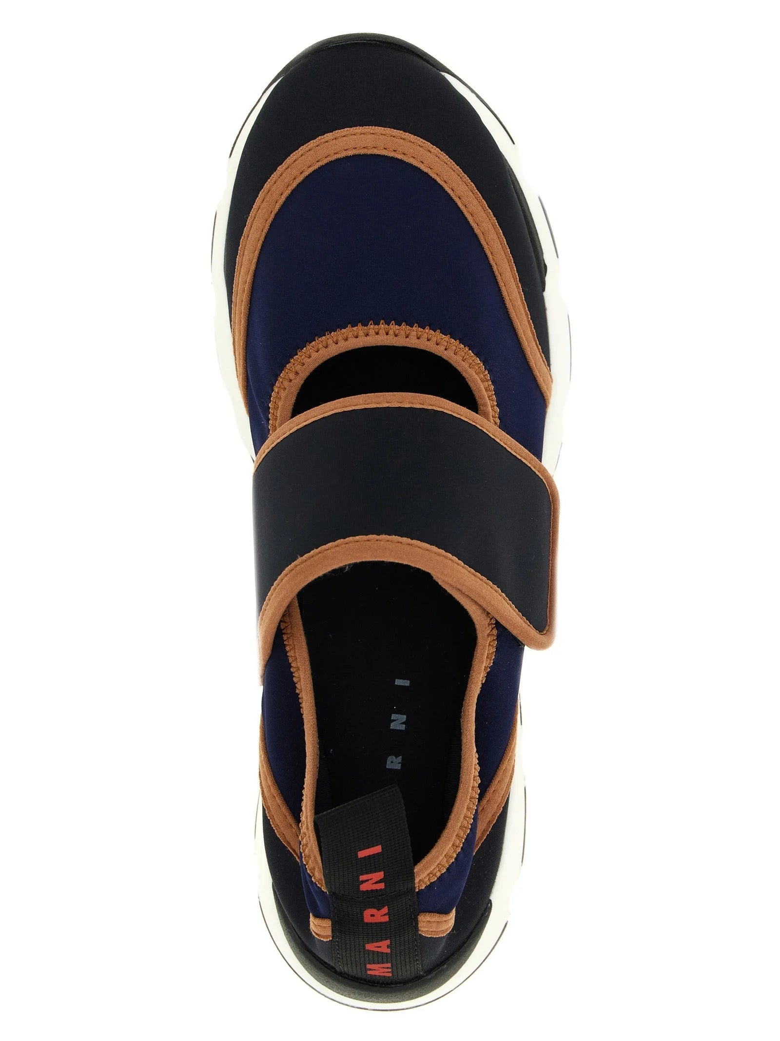 Marni Blue Polyamide Low Top Sneakers - EU36/US6
