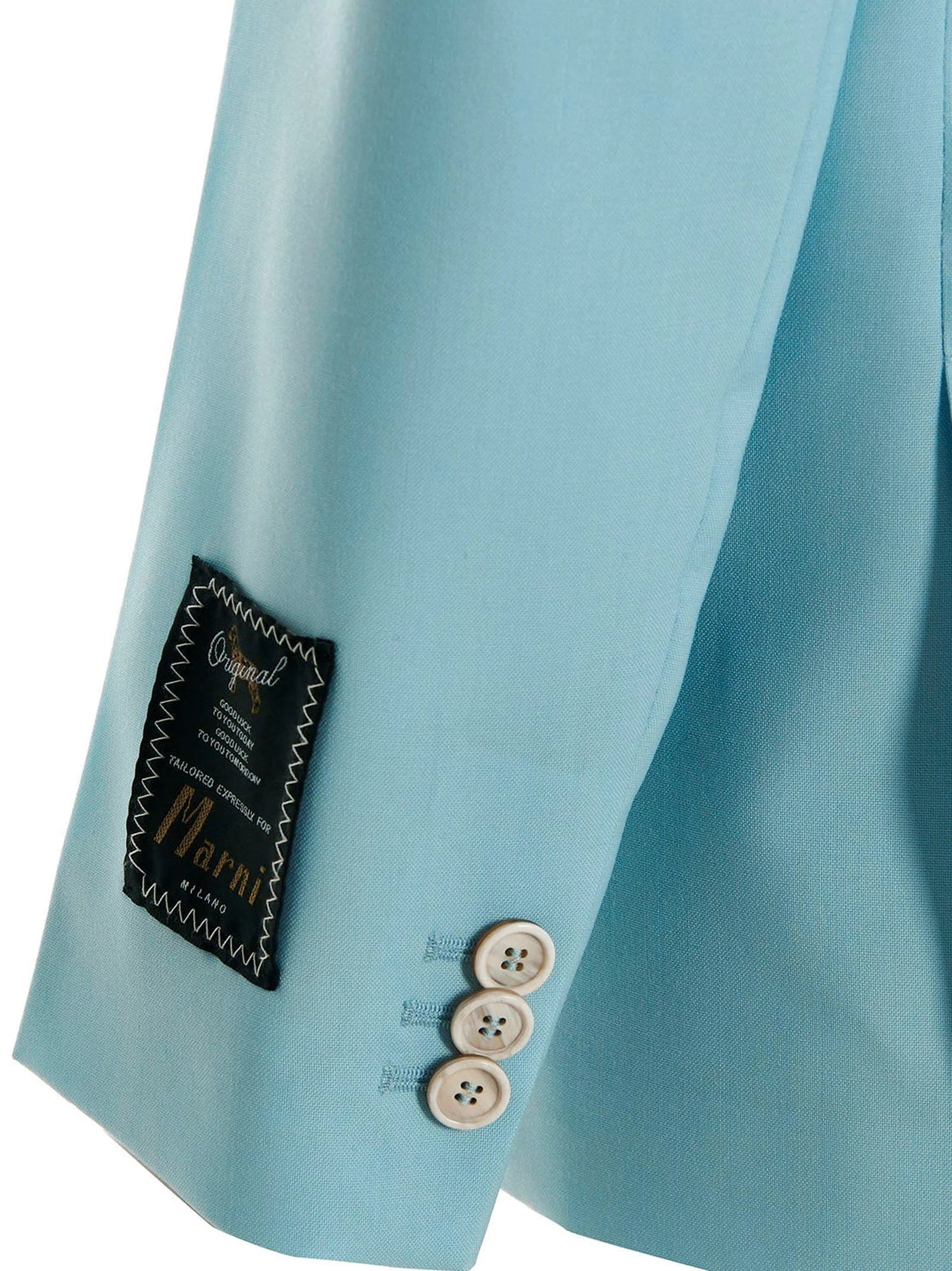 Marni Blue Virgin Wool Blazer - IT38