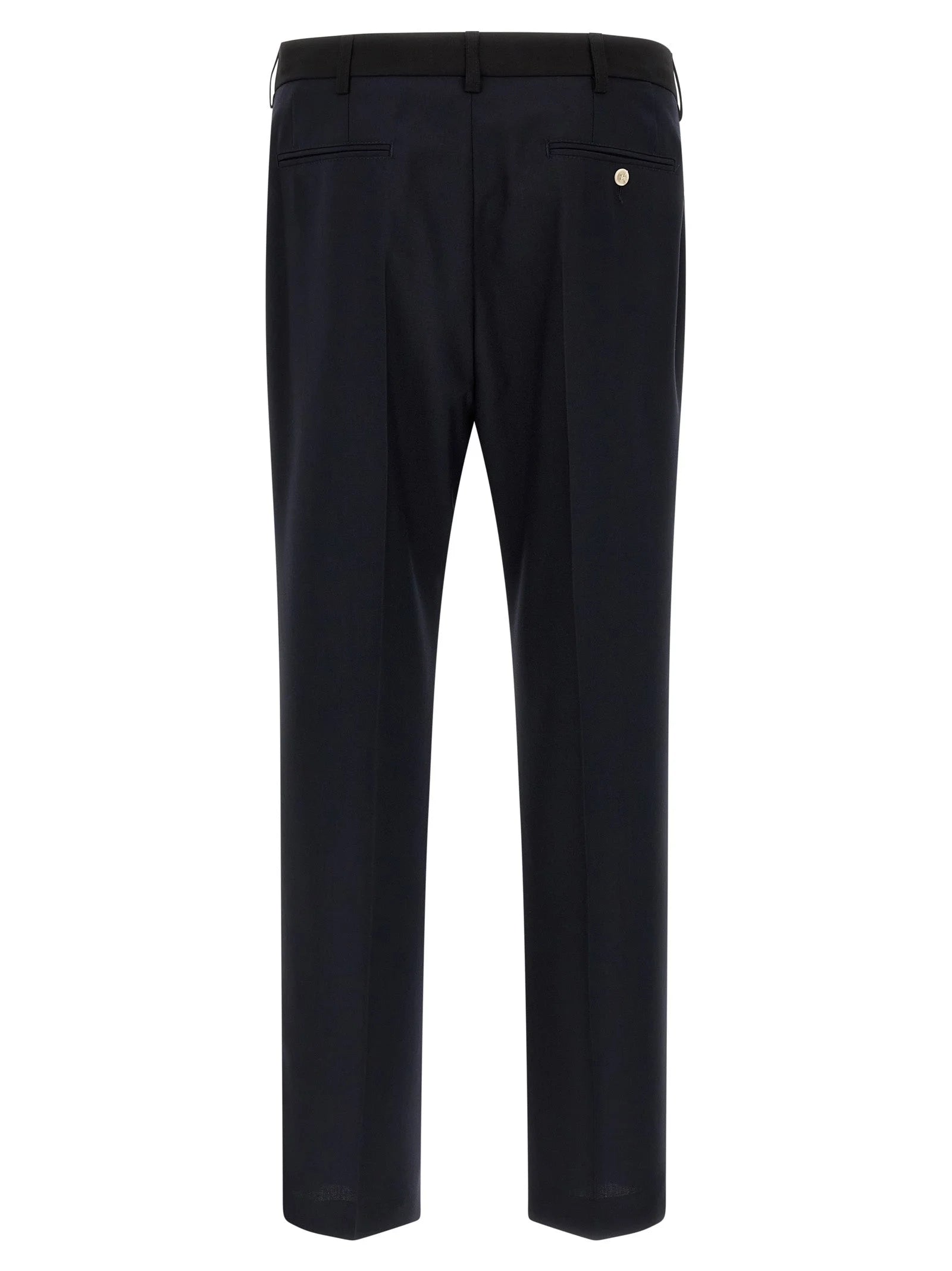 Marni Blue Virgin Wool Casual Pants