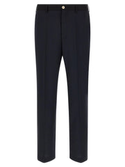 Marni Blue Virgin Wool Casual Pants