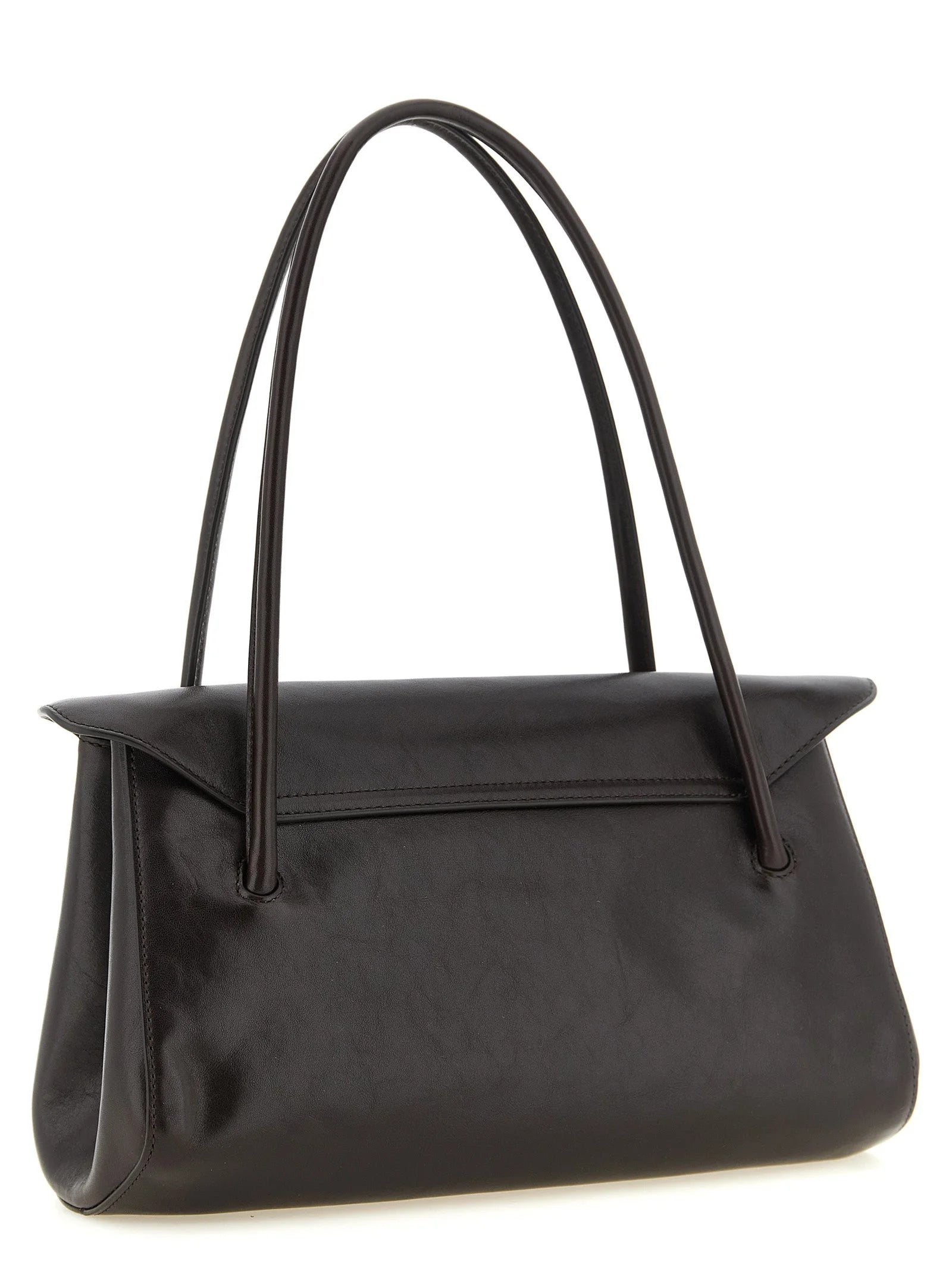 Marni Brown Calfskin Shoulder Bag