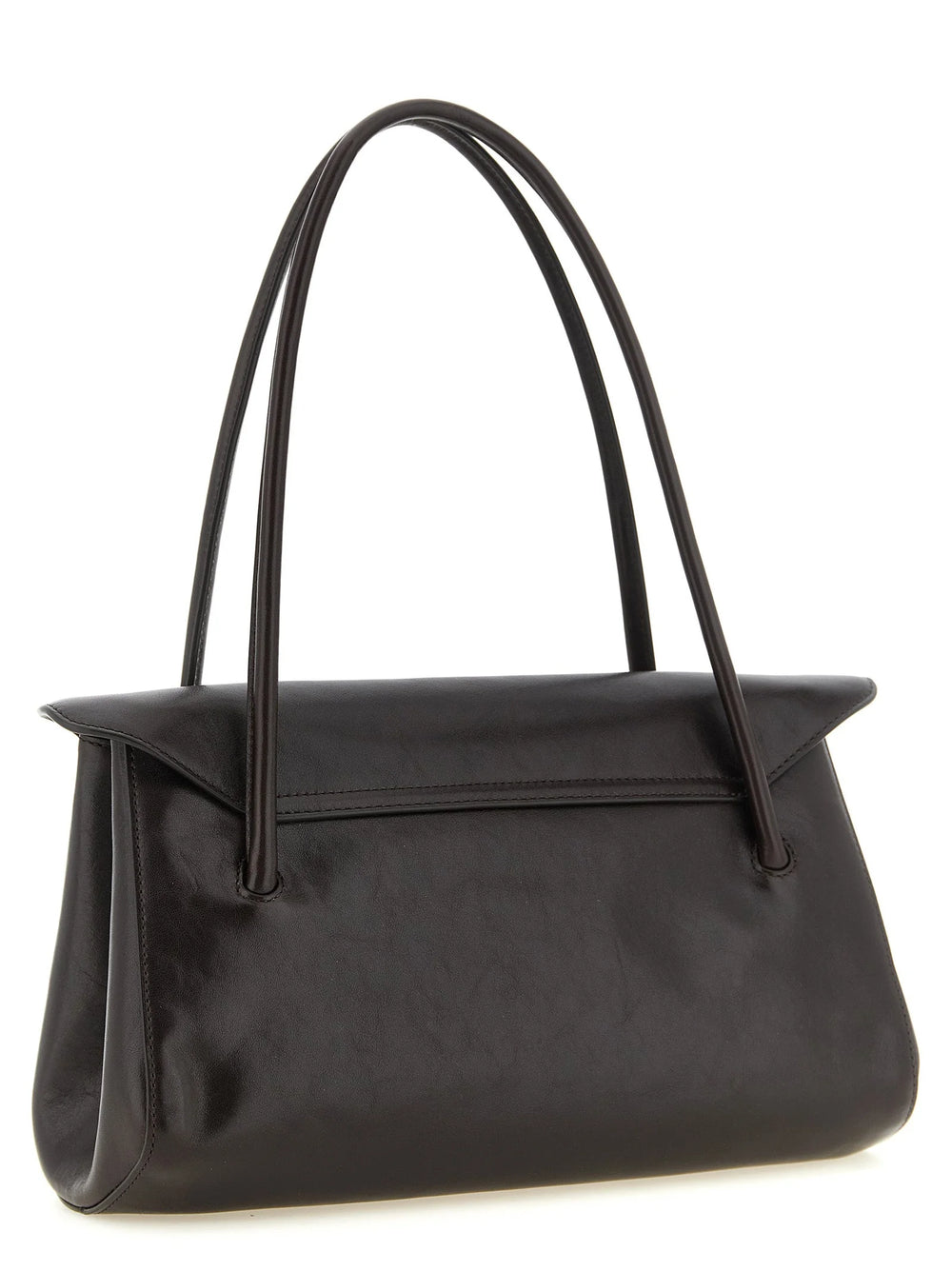 Marni Brown Calfskin Shoulder Bag