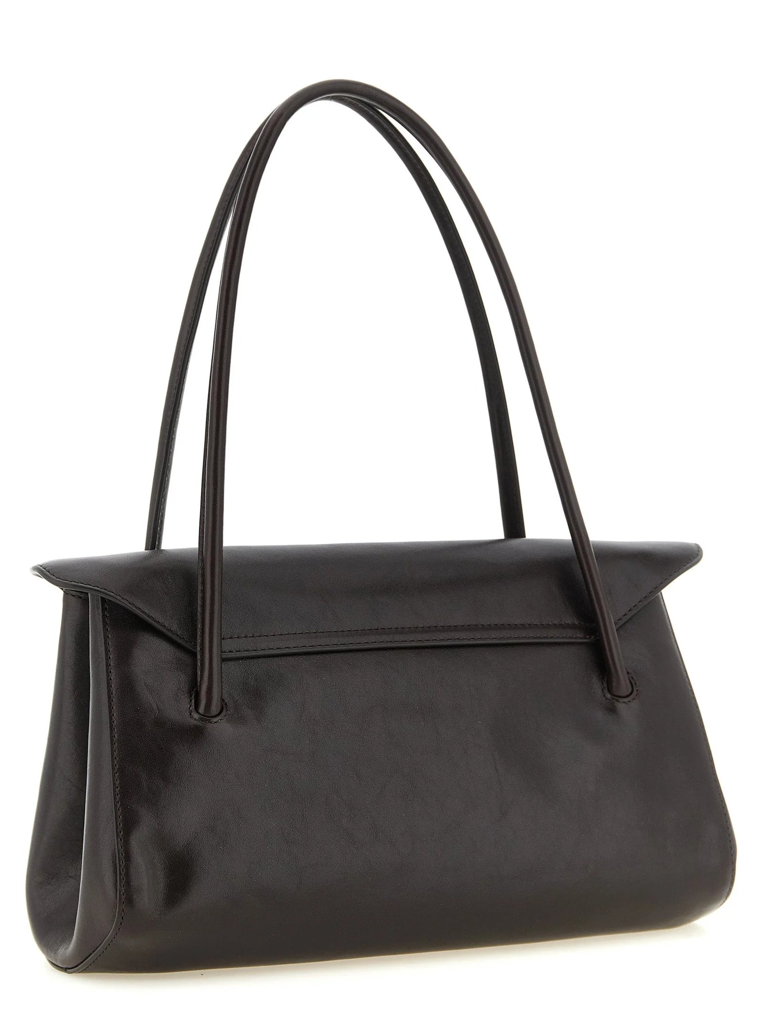Marni Brown Calfskin Shoulder Bag