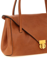 Marni Brown Calfskin Shoulder Bag