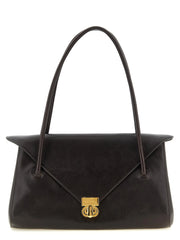 Marni Brown Calfskin Shoulder Bag