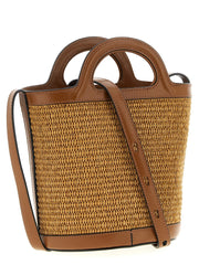 Marni Brown Cotton Handbag