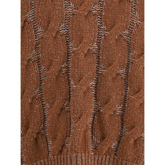 Marni Brown Fleece Wool Sweatshirt