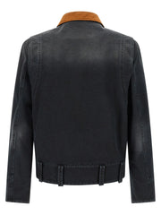 Marni Gray Cotton Denim Jacket