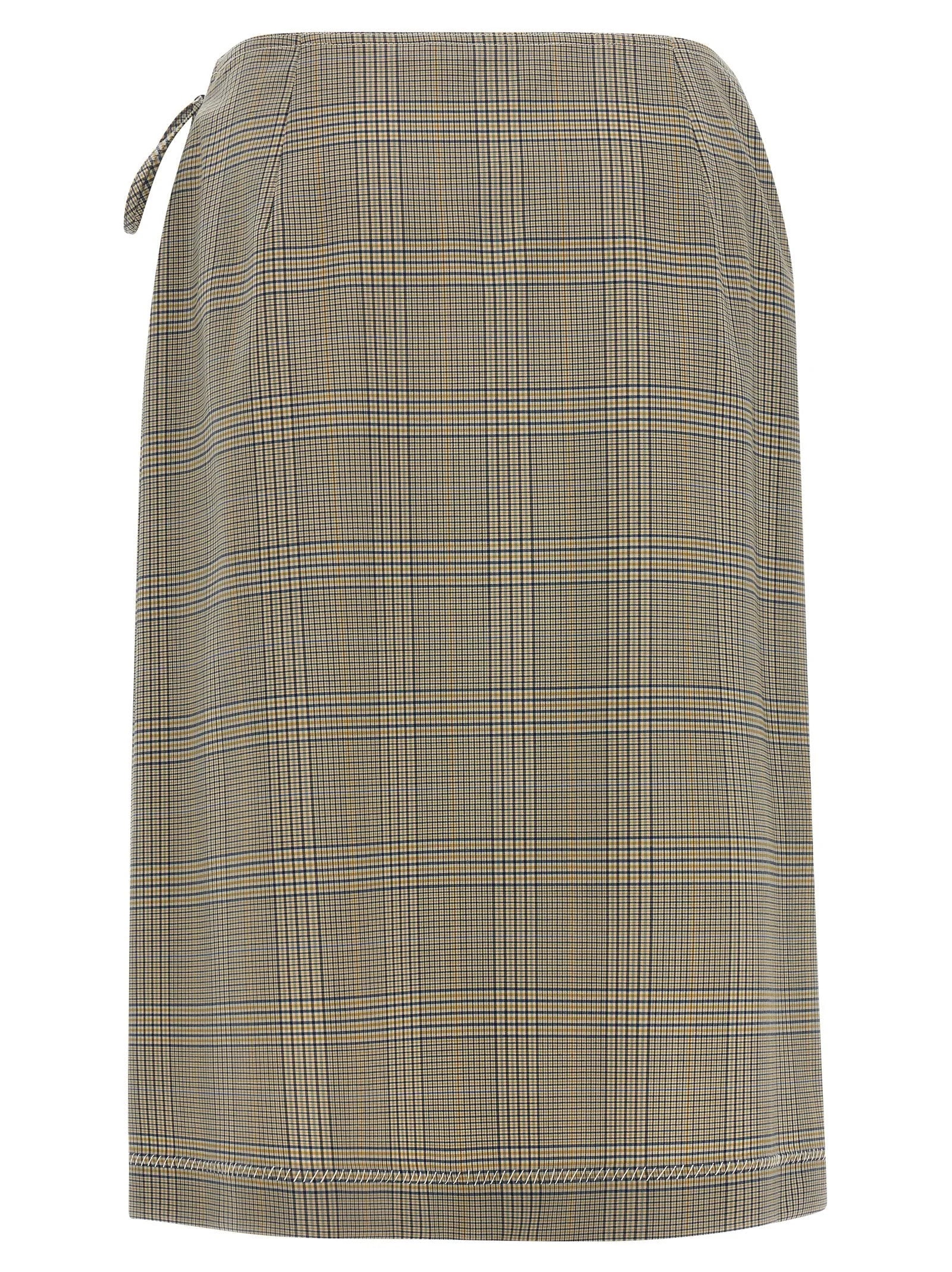 Marni Gray Polyester Midi Skirt - IT38