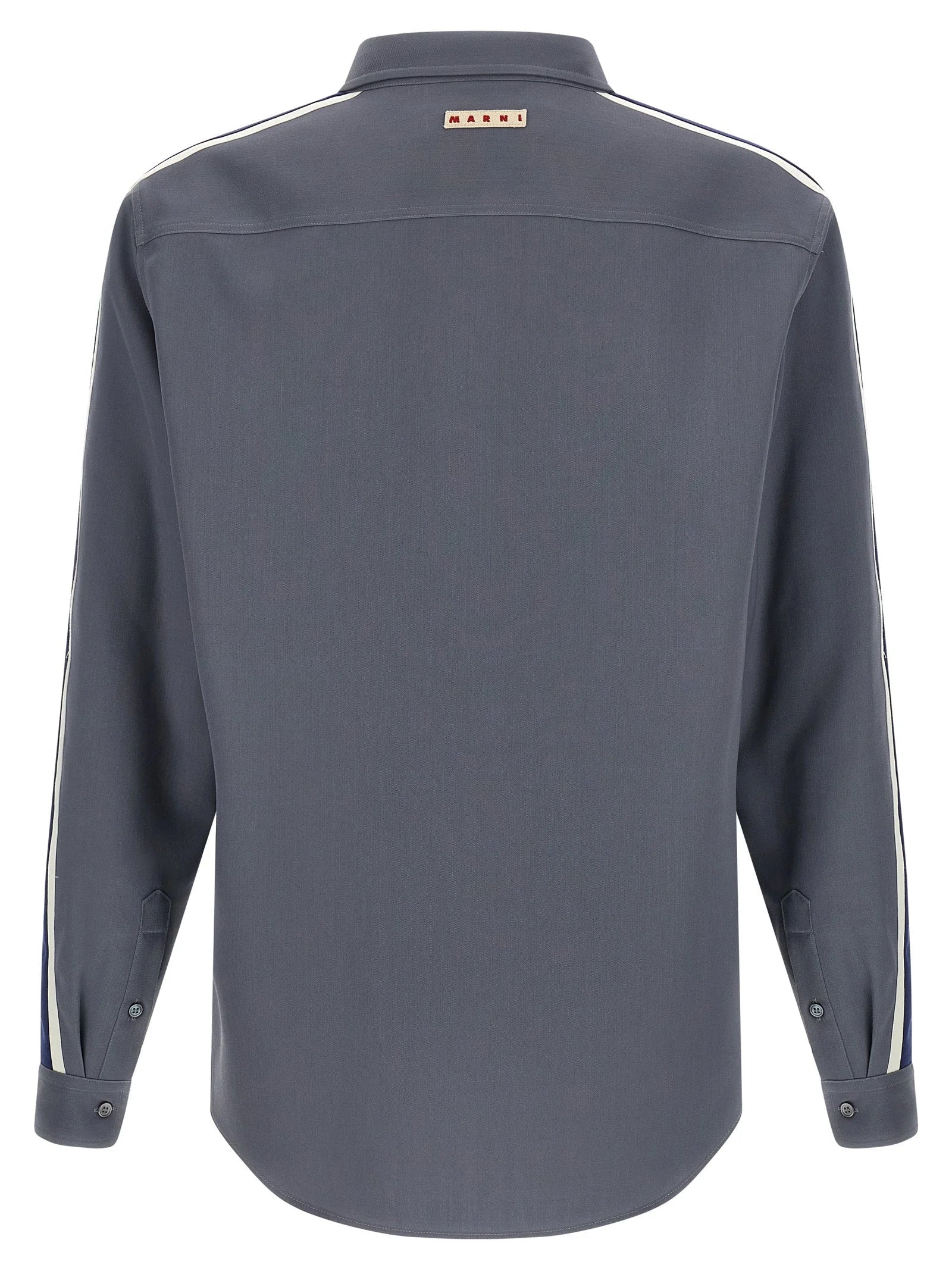 Marni Gray Virgin Wool Blouse