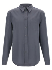 Marni Gray Virgin Wool Blouse