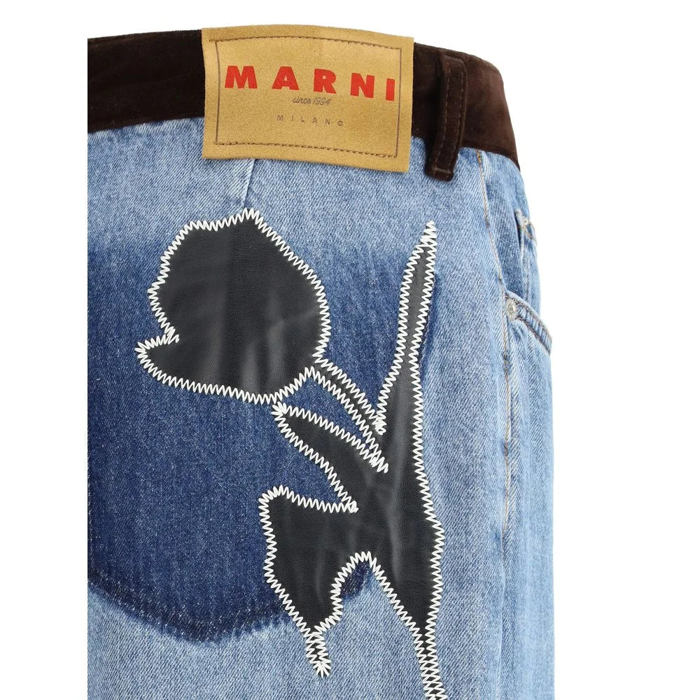 Marni Light Blue Cotton Jeans Denim - IT42 | L