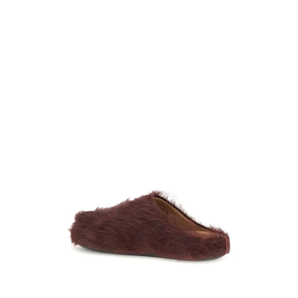 Marni Long-haired calfskin Fussbett Mules - Flats