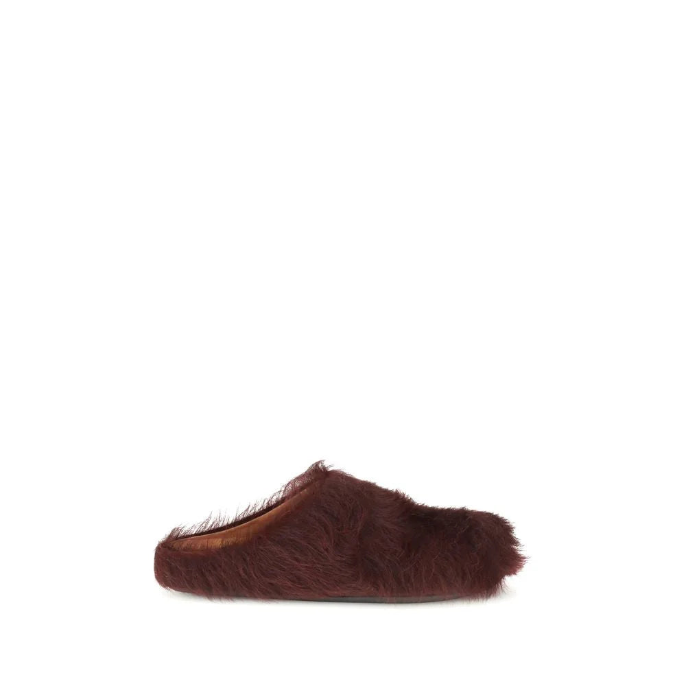 Marni Long-haired calfskin Fussbett Mules - Flats