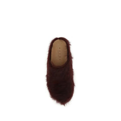 Marni Long-haired calfskin Fussbett Mules - Flats