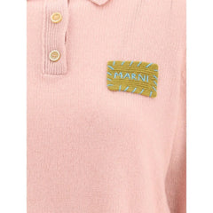 Marni Multicolor Cashmere Polo Shirt