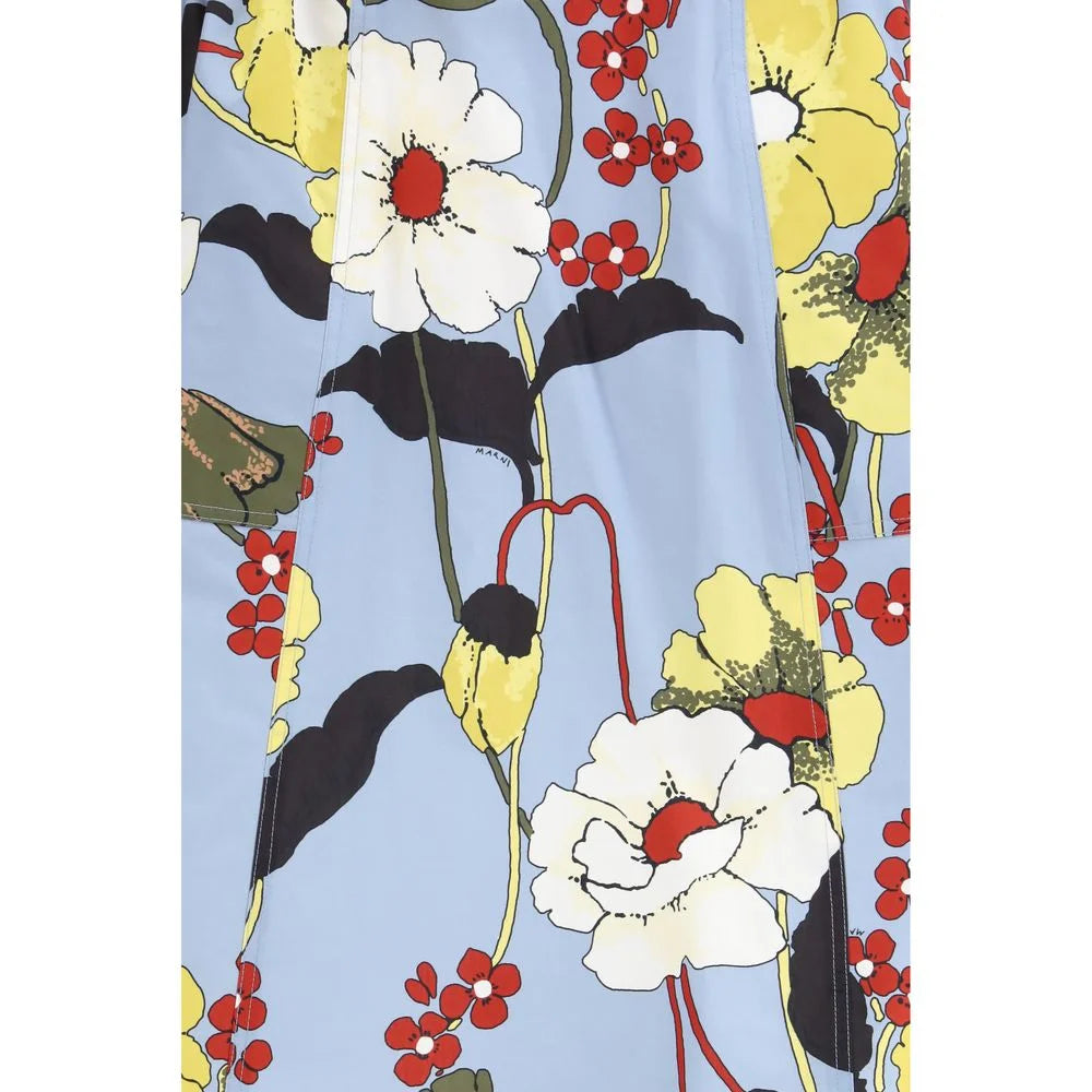 Marni Multicolor Cotton Midi Skirt - IT42 | L