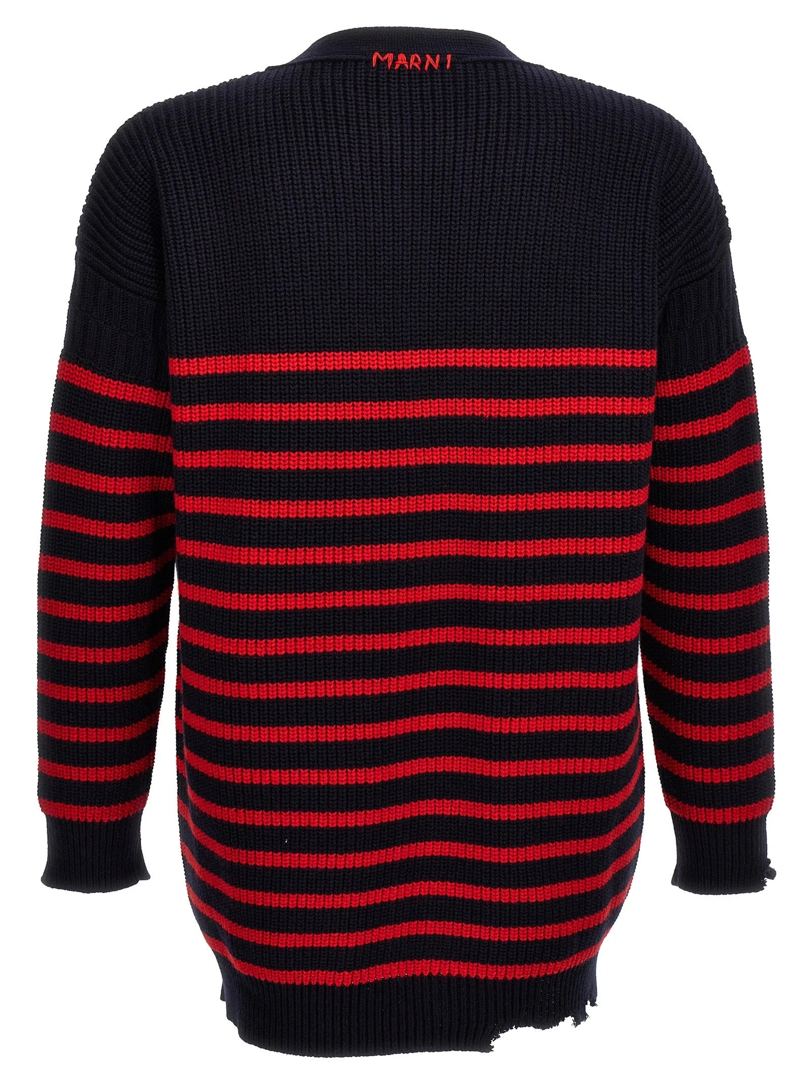 Marni Multicolor Virgin Wool Cardigan - IT46 | S