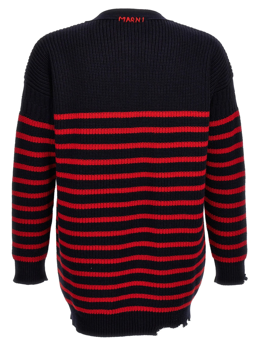 Marni Multicolor Virgin Wool Cardigan - IT46 | S