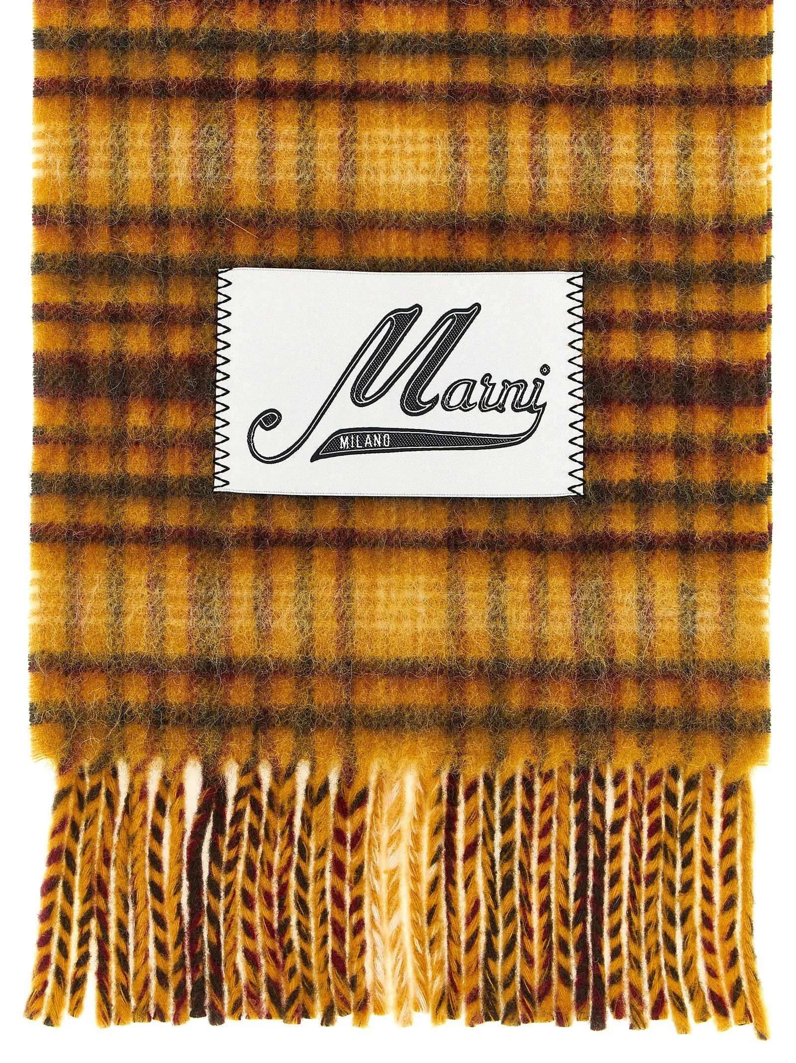 Marni Multicolor Virgin Wool Foulard