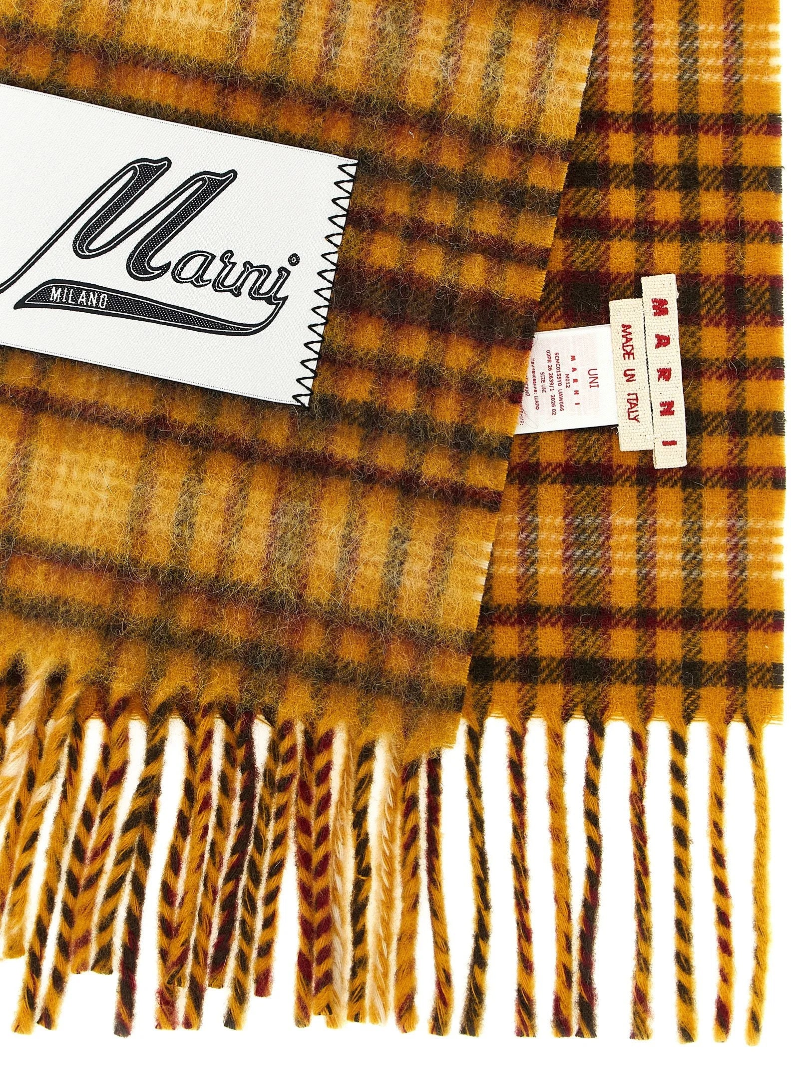 Marni Multicolor Virgin Wool Foulard