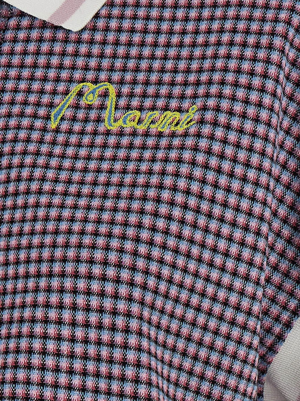 Marni Multicolor Viscose Polo Shirt - IT40