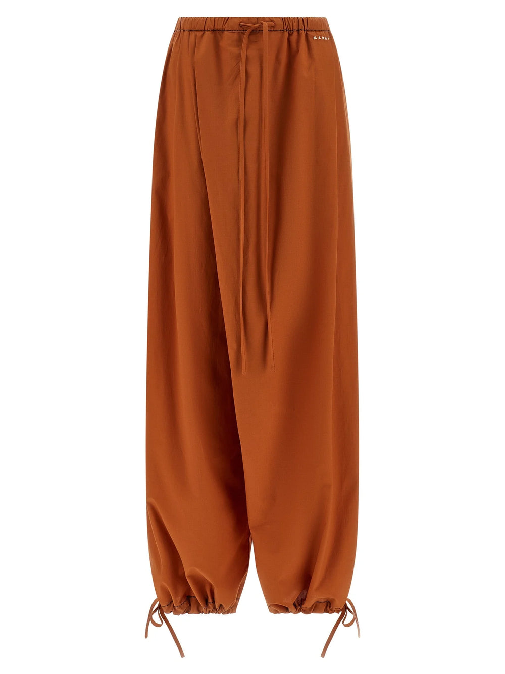 Marni Orange Cotton Casual Pants - IT38