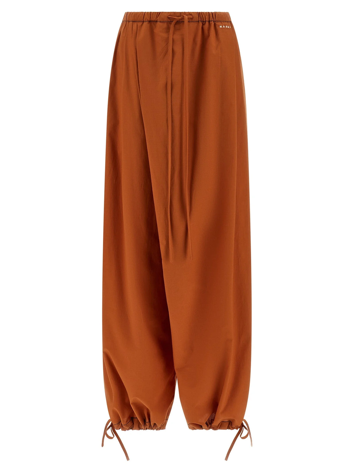 Marni Orange Cotton Casual Pants - IT38