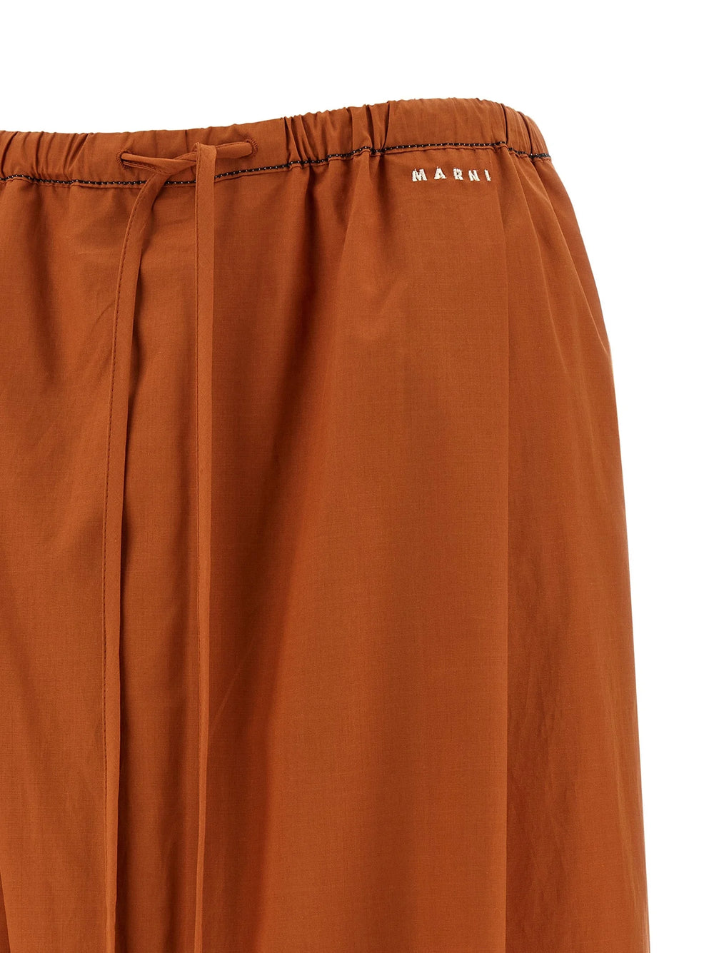 Marni Orange Cotton Casual Pants - IT38