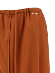Marni Orange Cotton Casual Pants - IT38