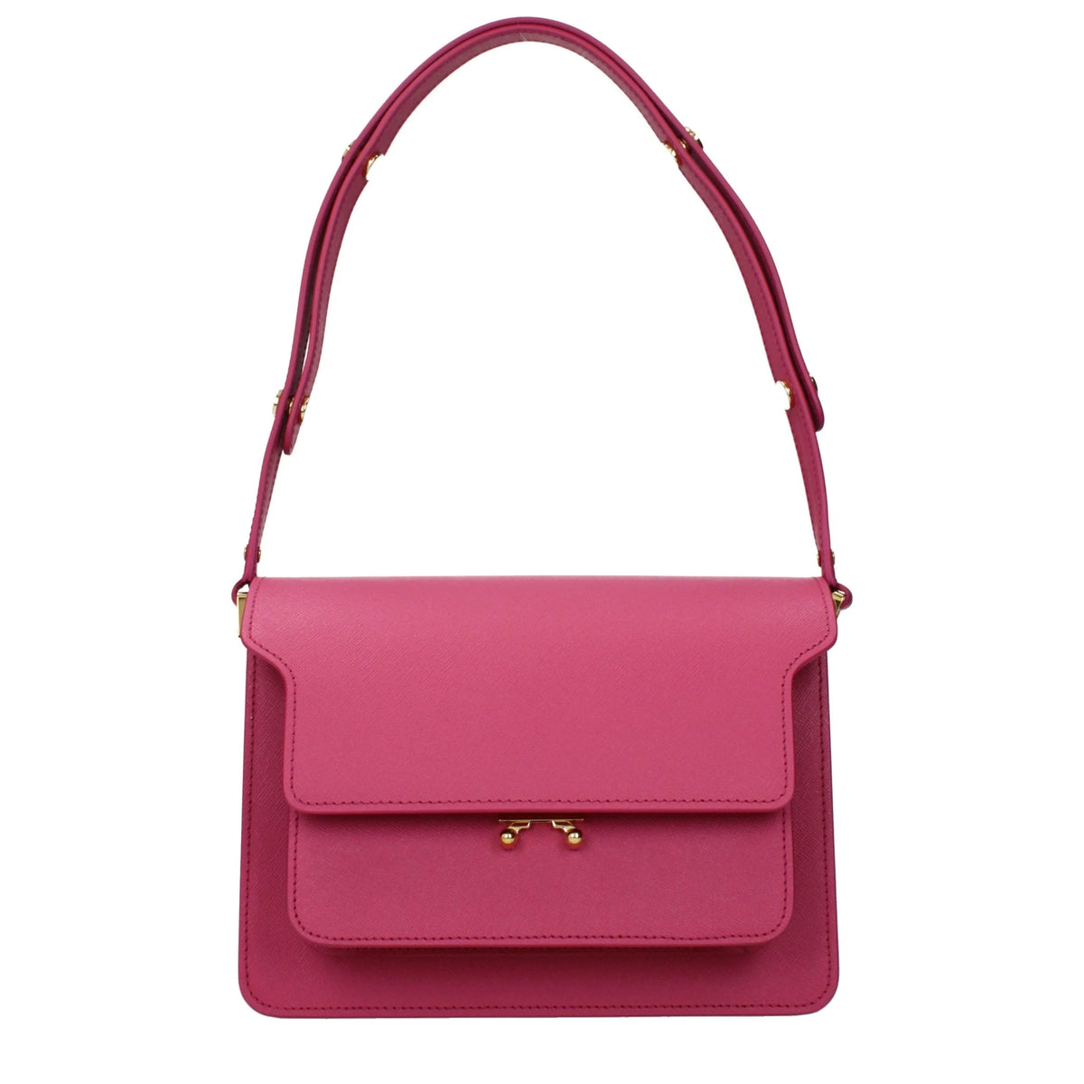 Marni Pink Leather Shoulder Bag
