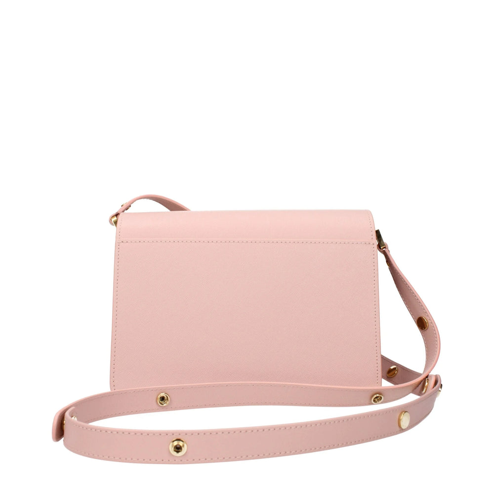Marni Pink Leather Shoulder Bags