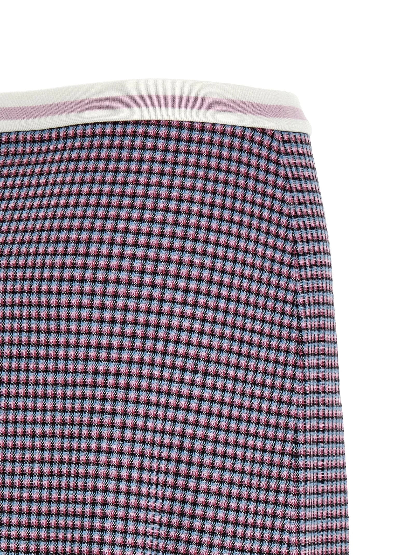 Marni Purple Viscose Long Skirt