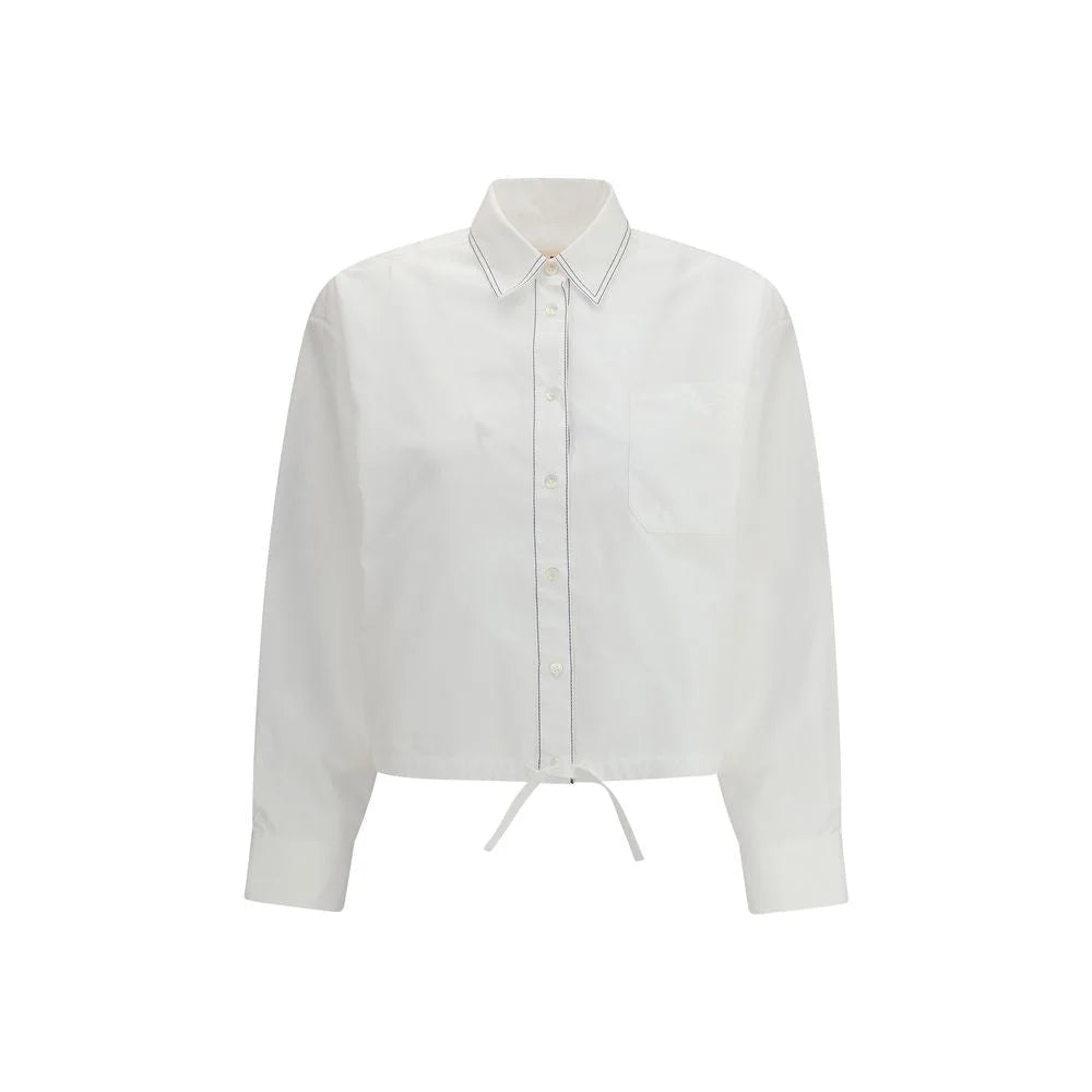 Marni White Cotton Shortsleeve Shirt - IT42 | L