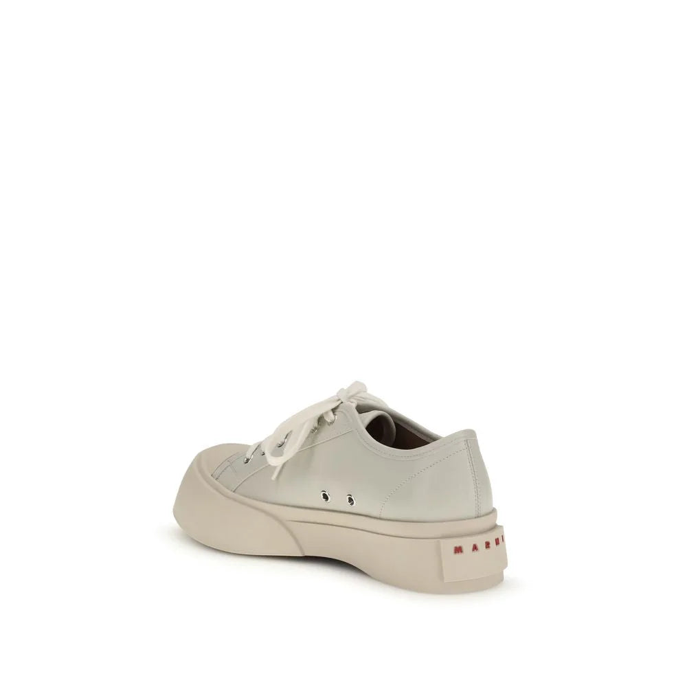 Marni White Napa Leather / Calf Bos Taurus Sneakers