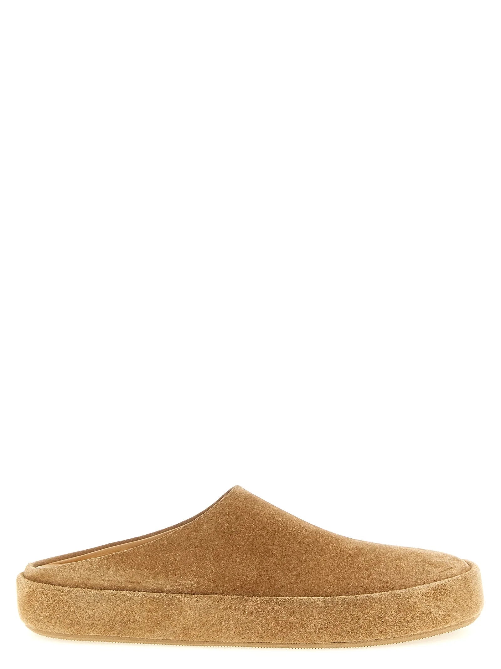 Marsell Beige Calfskin Mules