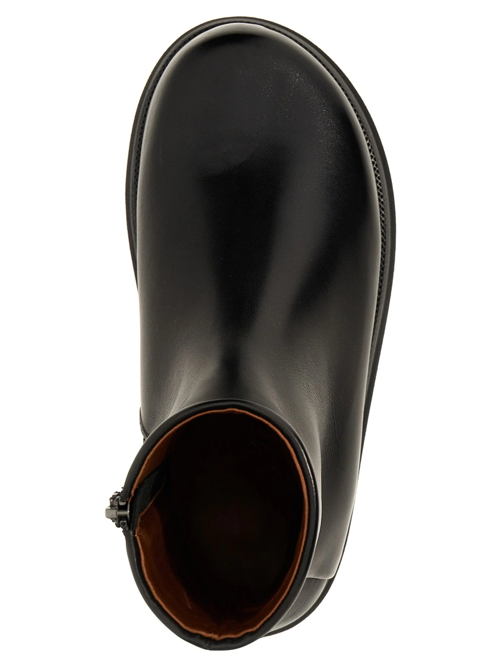 Marsell Black Calfskin Ankle Boots - EU35.5/US5.5